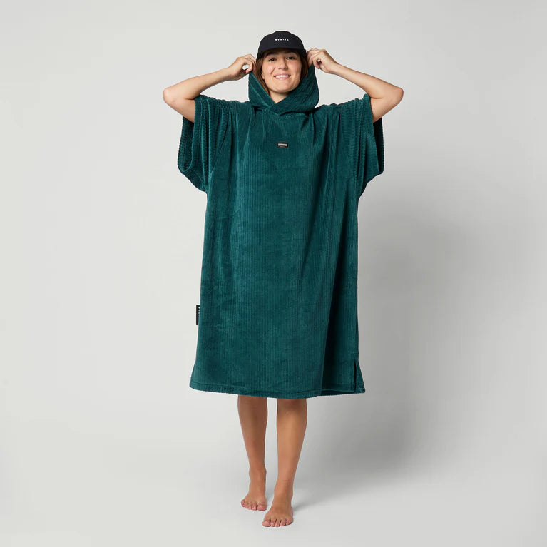 PONCHO CORDUROY - Teal