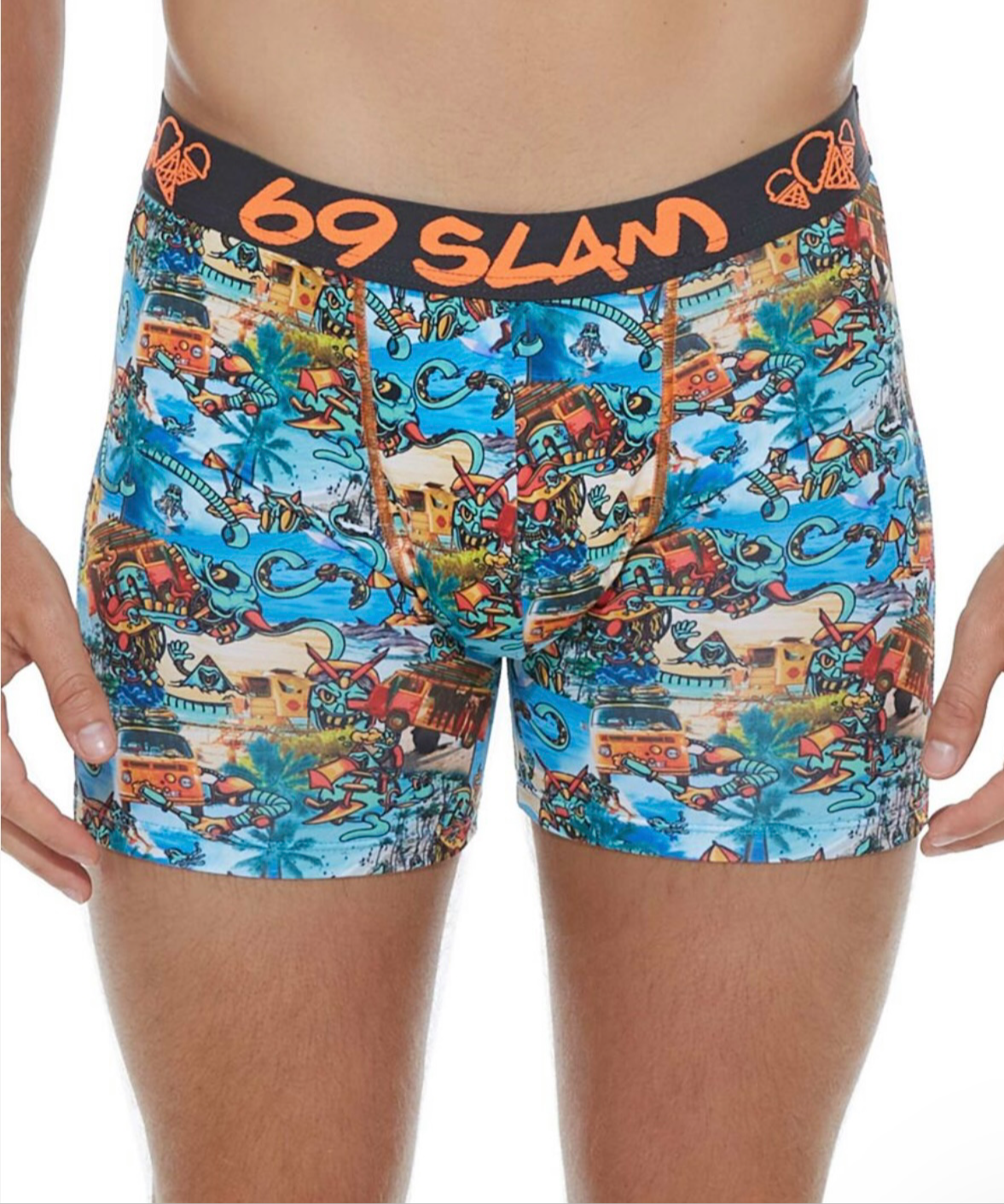 MEN BEACH BUGGER DYLAN FITTED BOXER