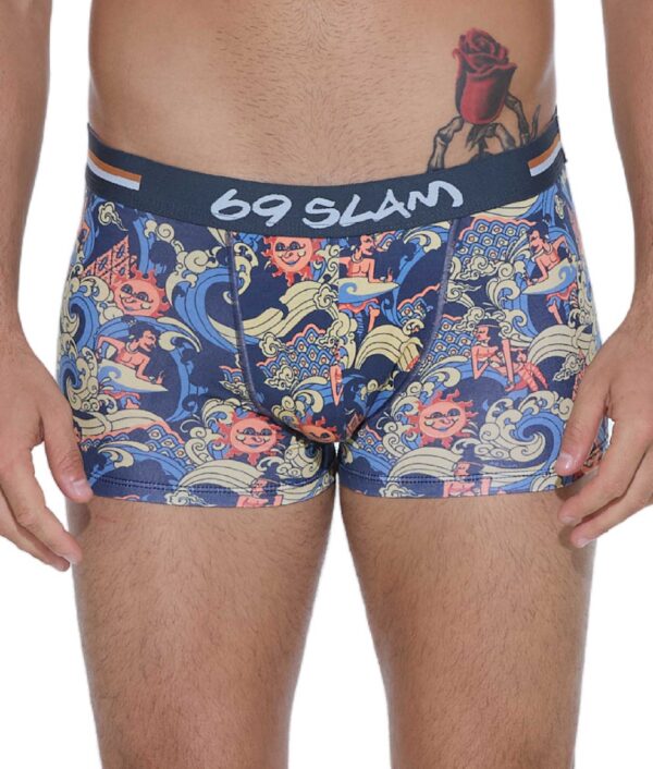 MEN ANCIENT WAVE MASON BAMBOO HIP BOXER