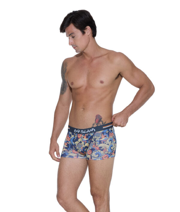 MEN ANCIENT WAVE MASON BAMBOO HIP BOXER