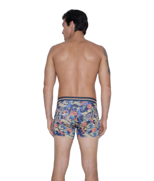 MEN ANCIENT WAVES ELIJAH BAMBOO FITTED BOXER