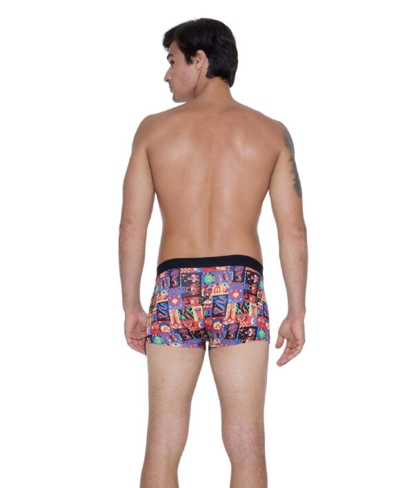 MEN WEIRD BLOCK BAMBOO MASON HIP BOXER