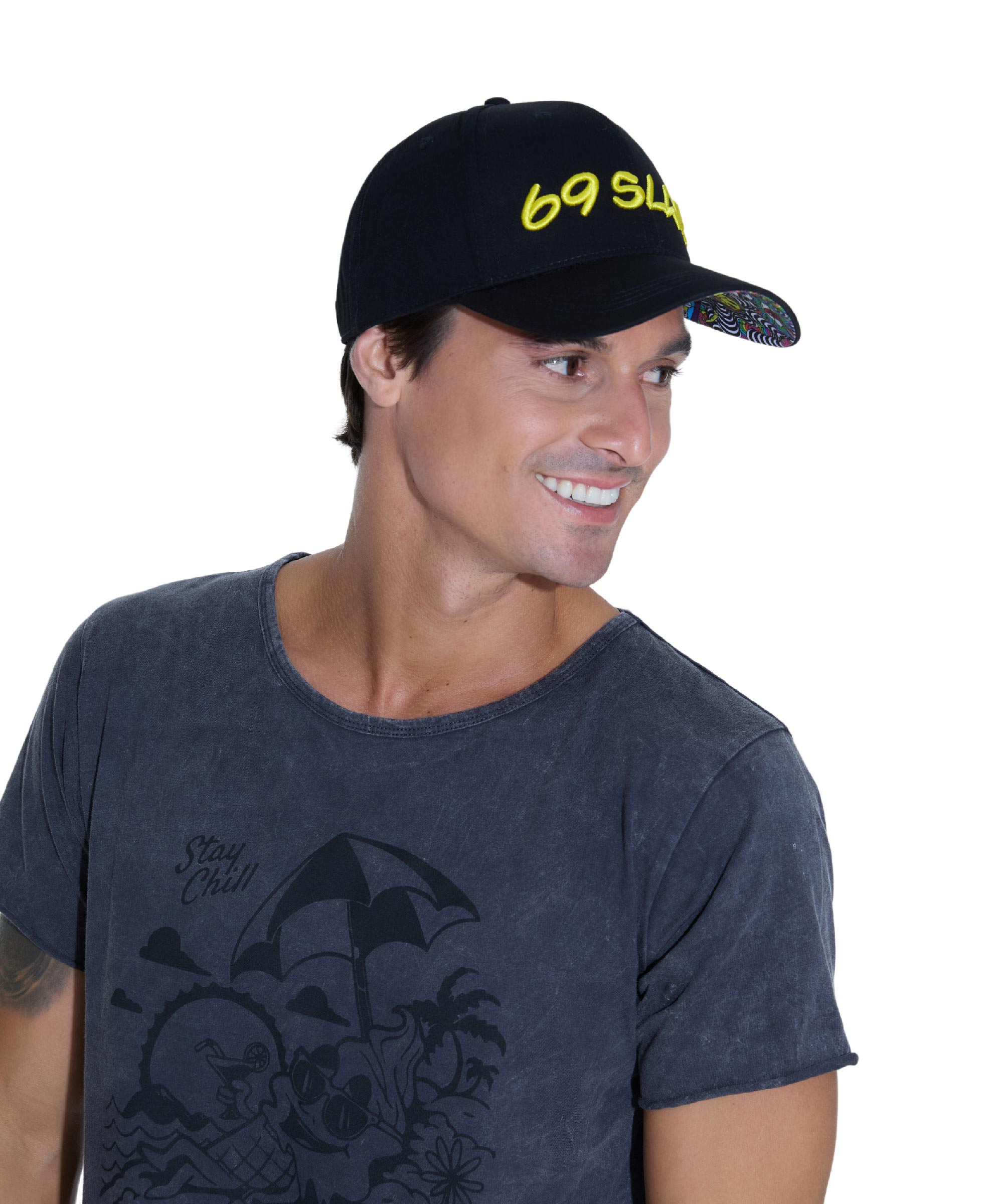 UNISEX PSYCODELIC CONNOR CURVED BRIM CAP