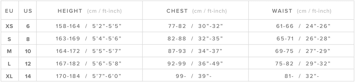 Women Haven Fullsuit 3/2MM Double Front Zip Wetsuit