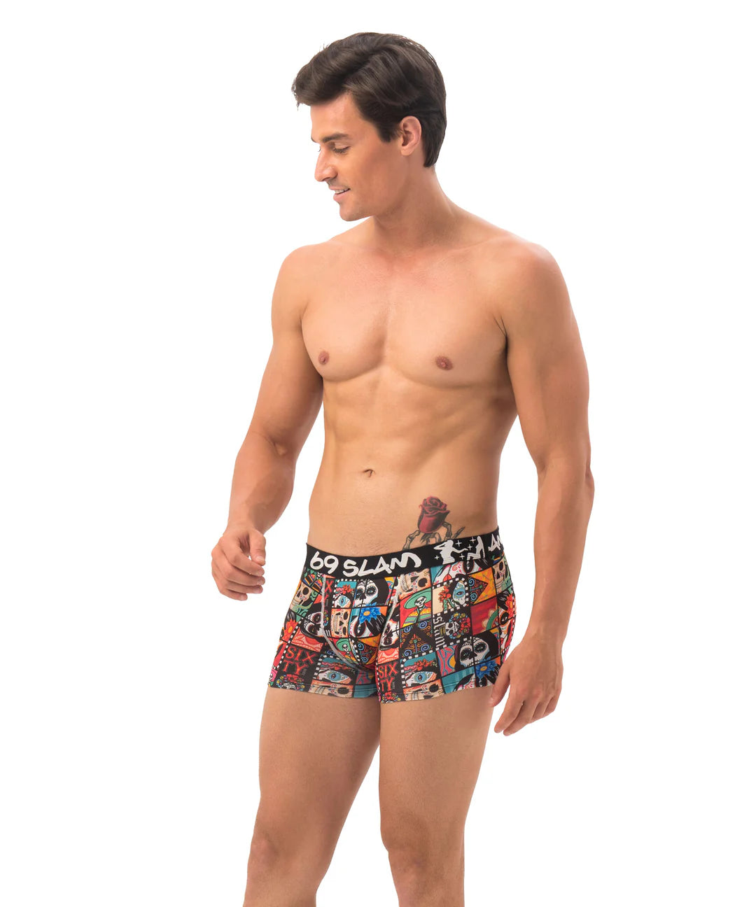 MEN MEXICAN SQUARE MASON HIP BOXER