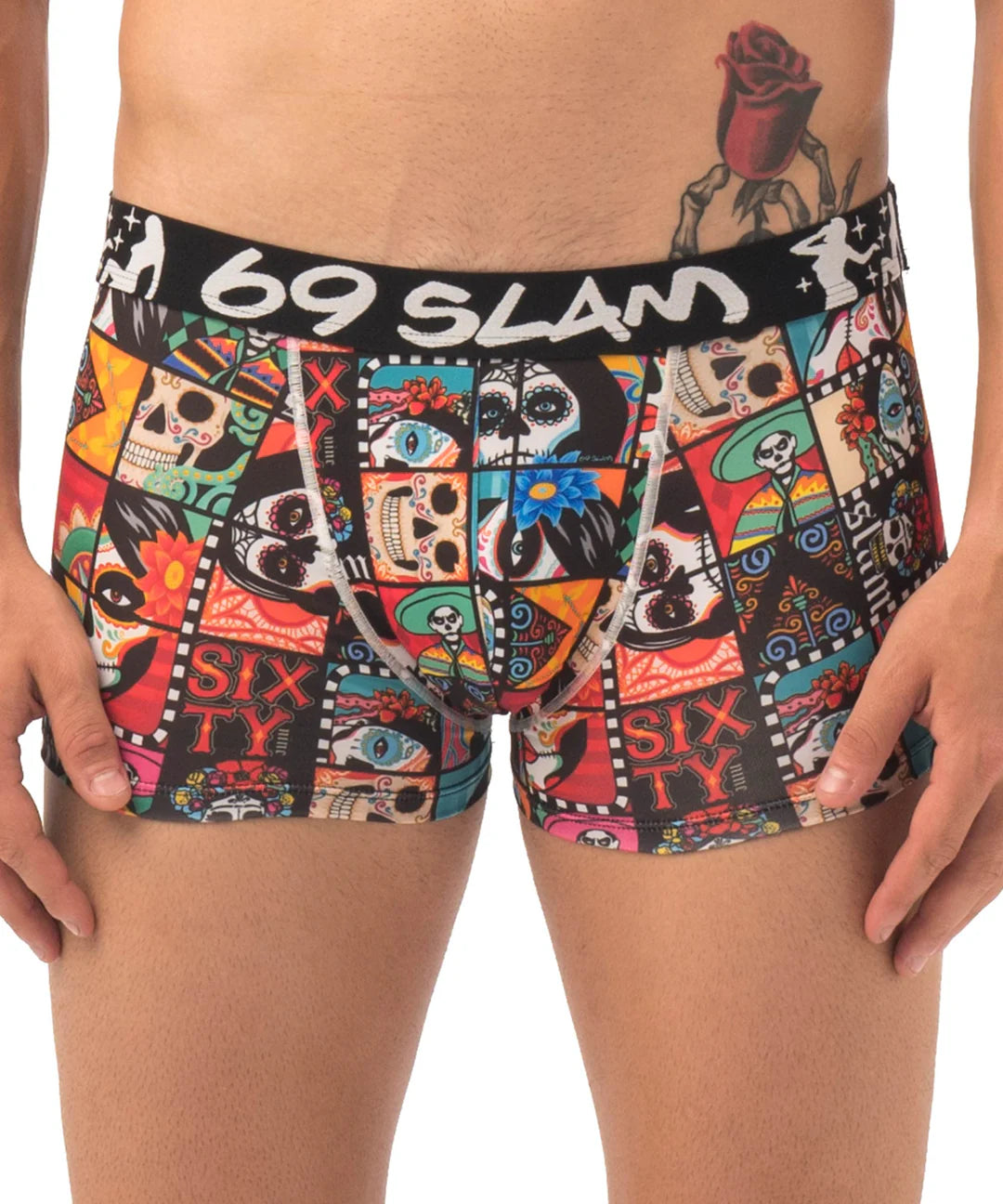 MEN MEXICAN SQUARE MASON HIP BOXER
