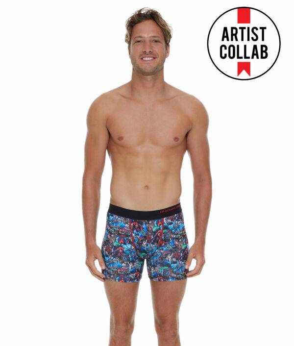 MEN PUNK BUSKERS DYLAN FITTED BOXER