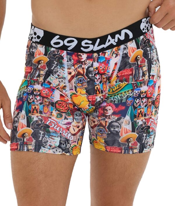 MEN MEXICOLLAGE DYLAN FITTED BOXER