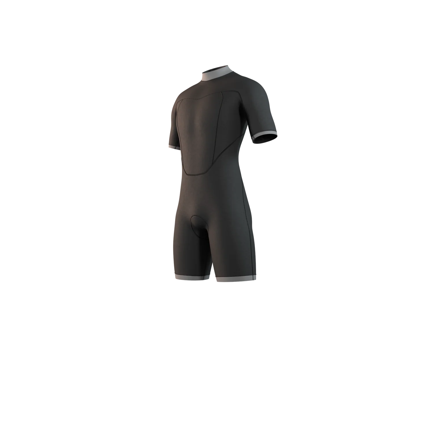 BRAND SHORTY 3/2MM BACK ZIP FLATLOCK WETSUIT