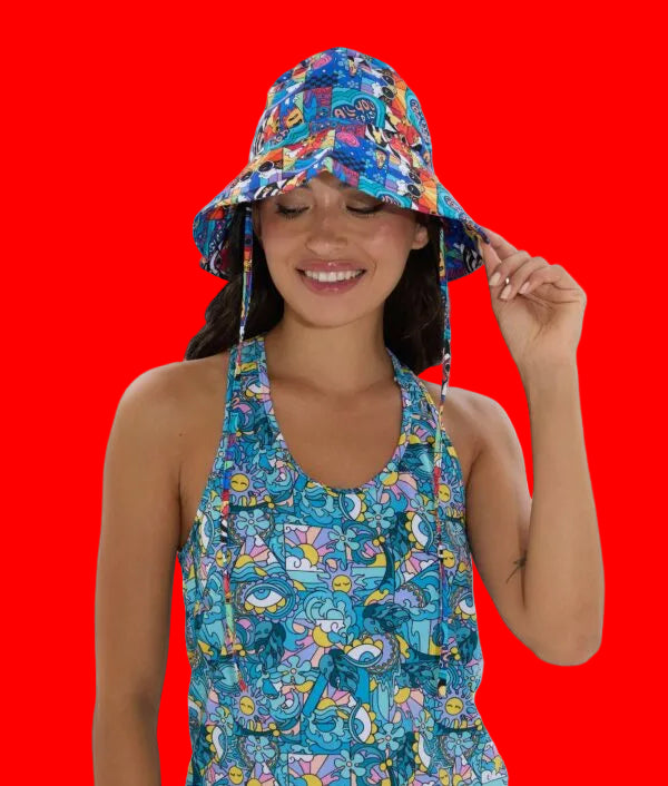 WOMEN HIPPIE VINTAGE REESE BUCKET HAT