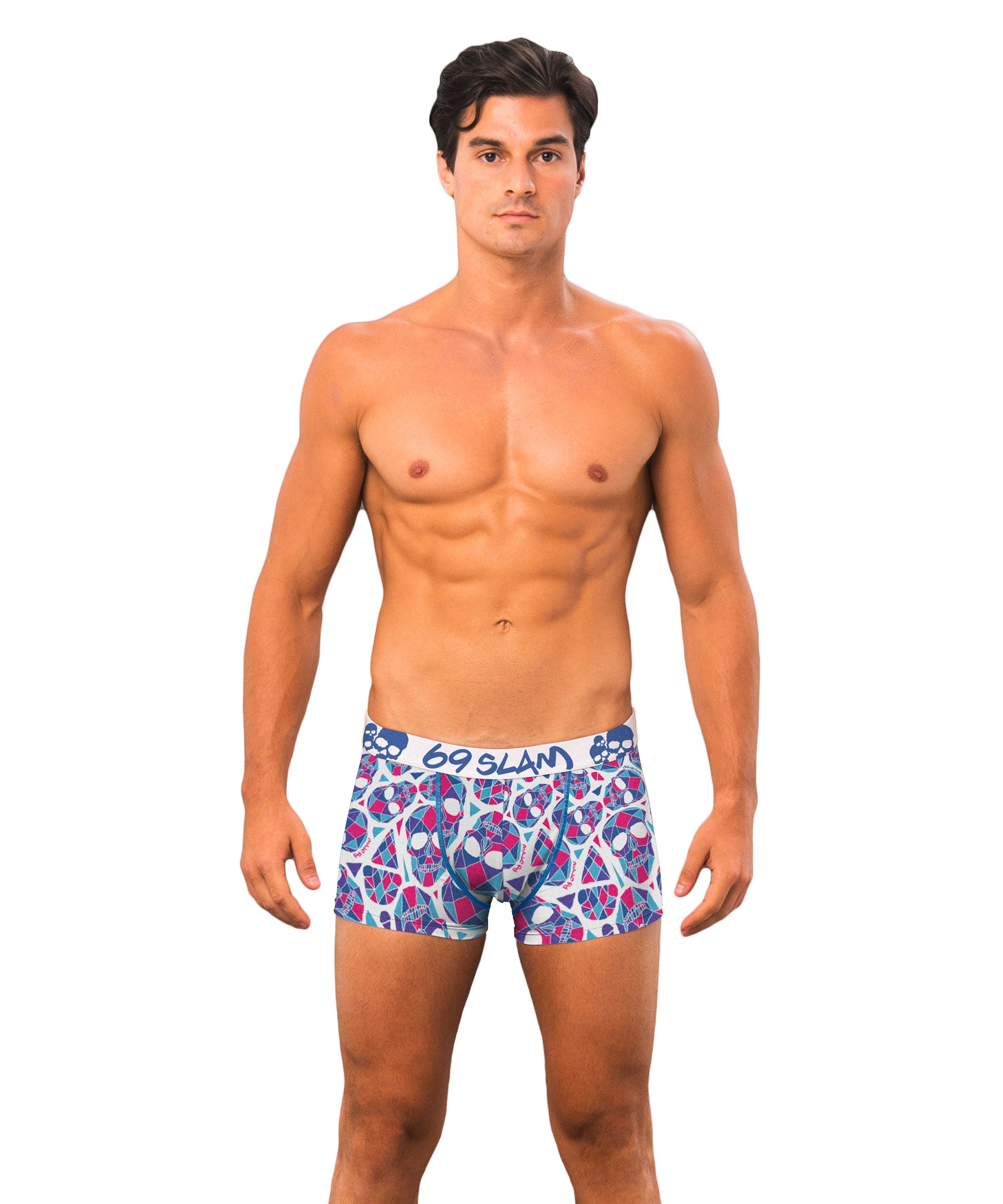 MEN SKULLMOND WHITE MASON HIP BOXER