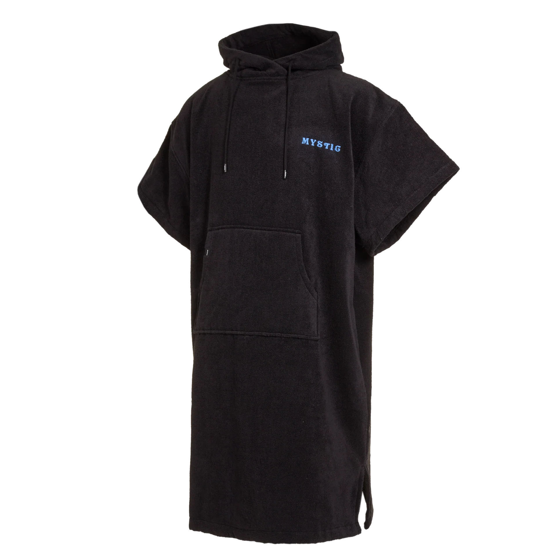 PONCHO VELOURS ARTWORK - BLACK
