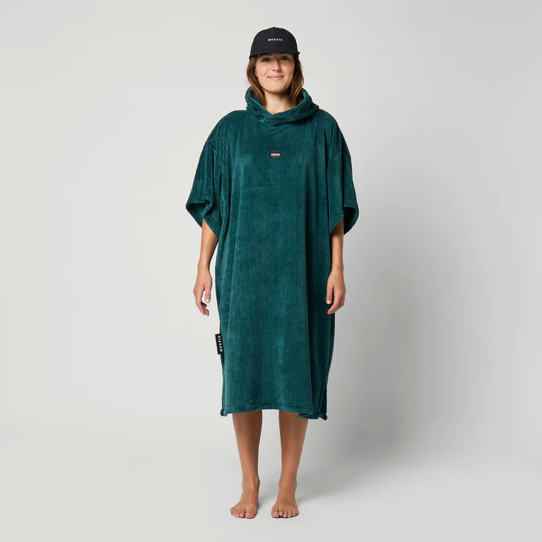 PONCHO CORDUROY - Teal