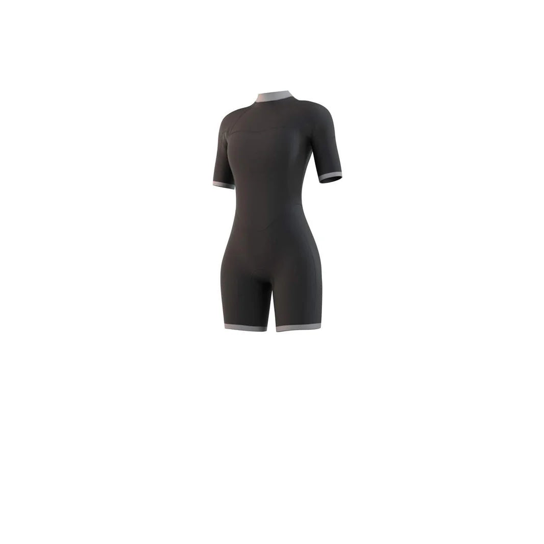 WOMEN BRAND SHORTY 3/2MM BACK ZIP WETSUIT