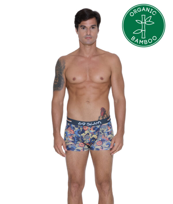 MEN ANCIENT WAVE MASON BAMBOO HIP BOXER