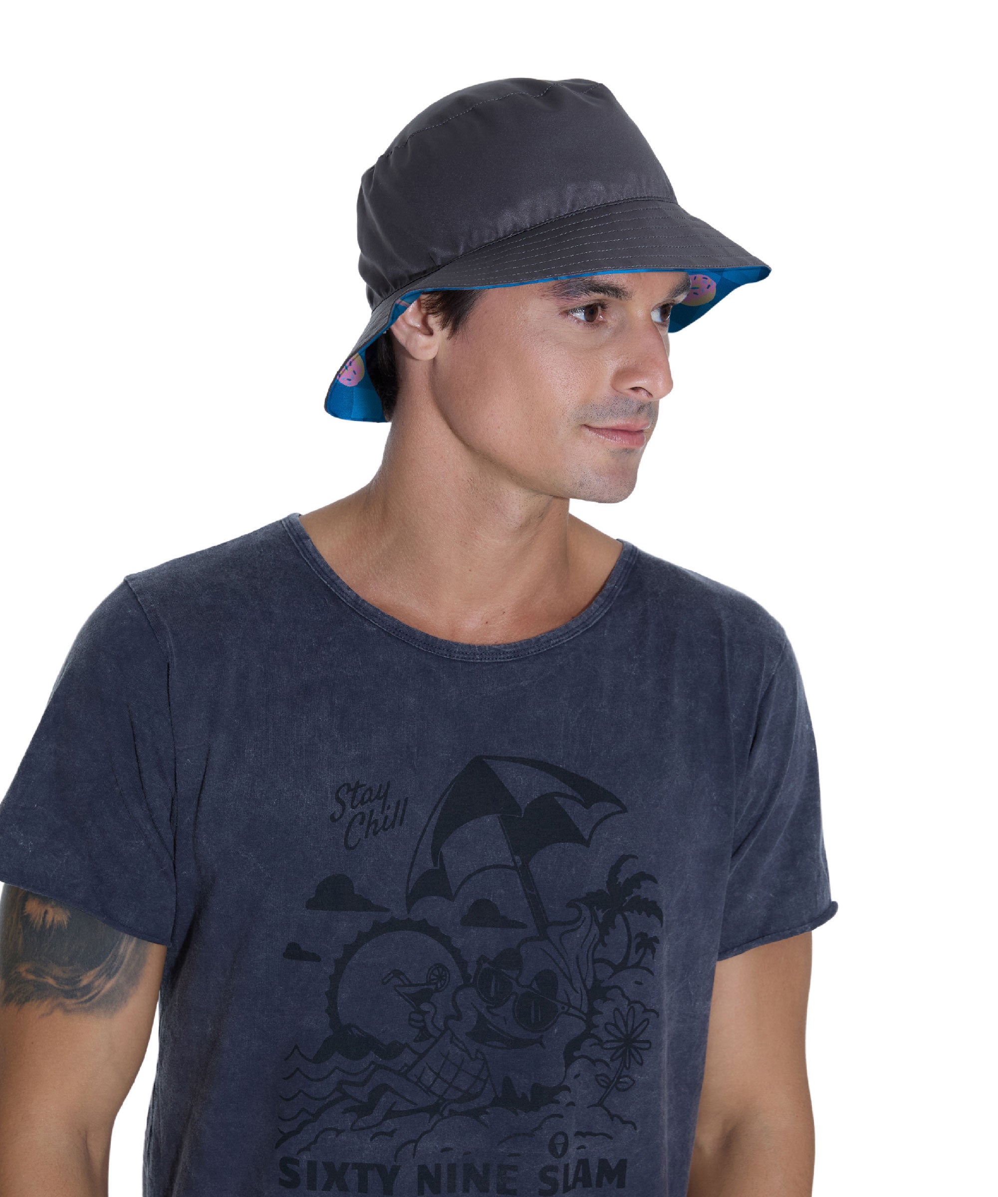 UNISEX PUGTASTIC BOB REVERSIBLE BUCKET HAT