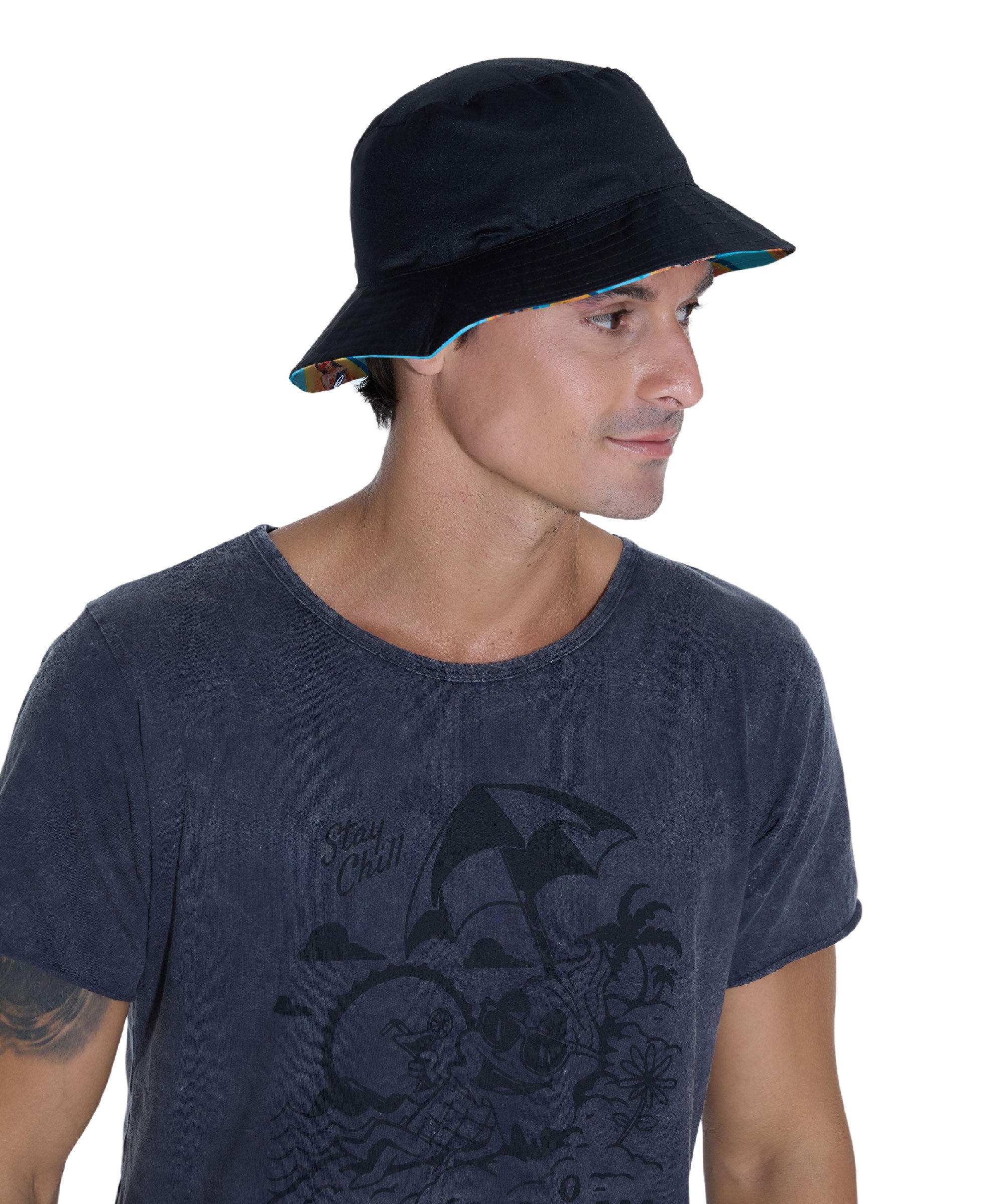 UNISEX PAPAYEAH BOB REVERSIBLE BUCKET HAT