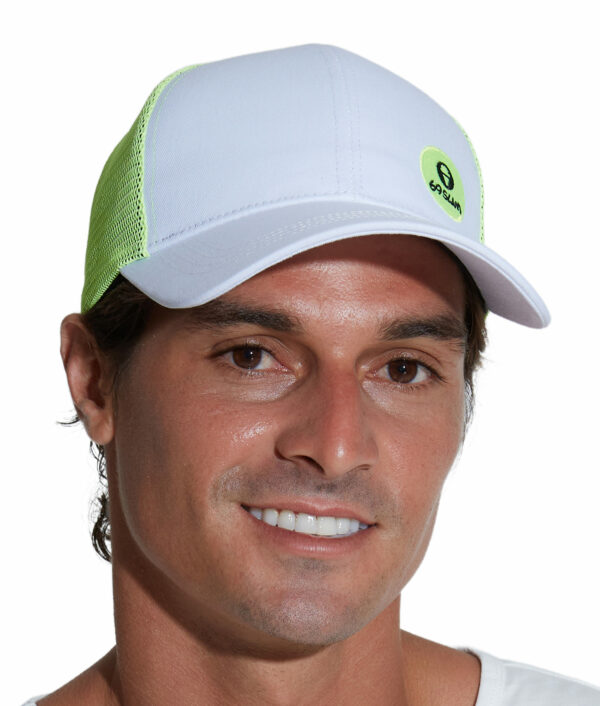 MEN ANTHRACITE NEON GREEN LUIGI SLIGHT CURVED BRIM CAP