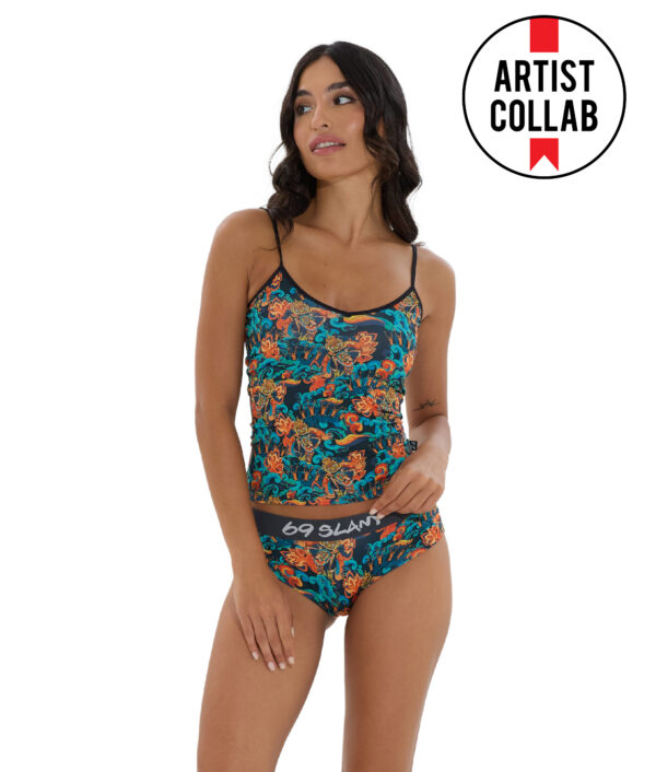 WOMEN FIRE DANCE LUNA BOXER