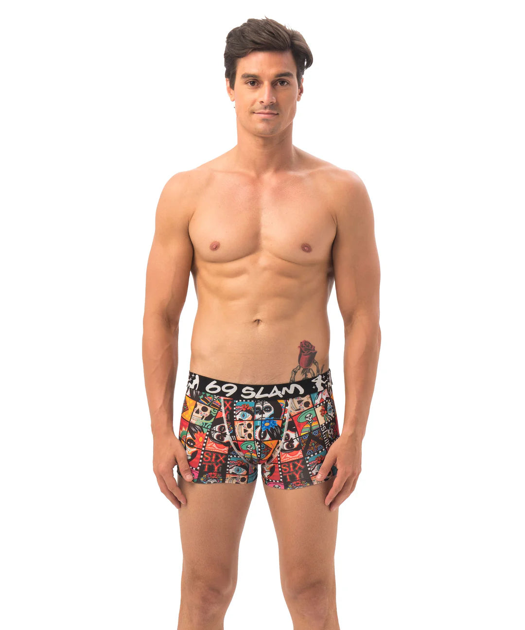 MEN MEXICAN SQUARE MASON HIP BOXER