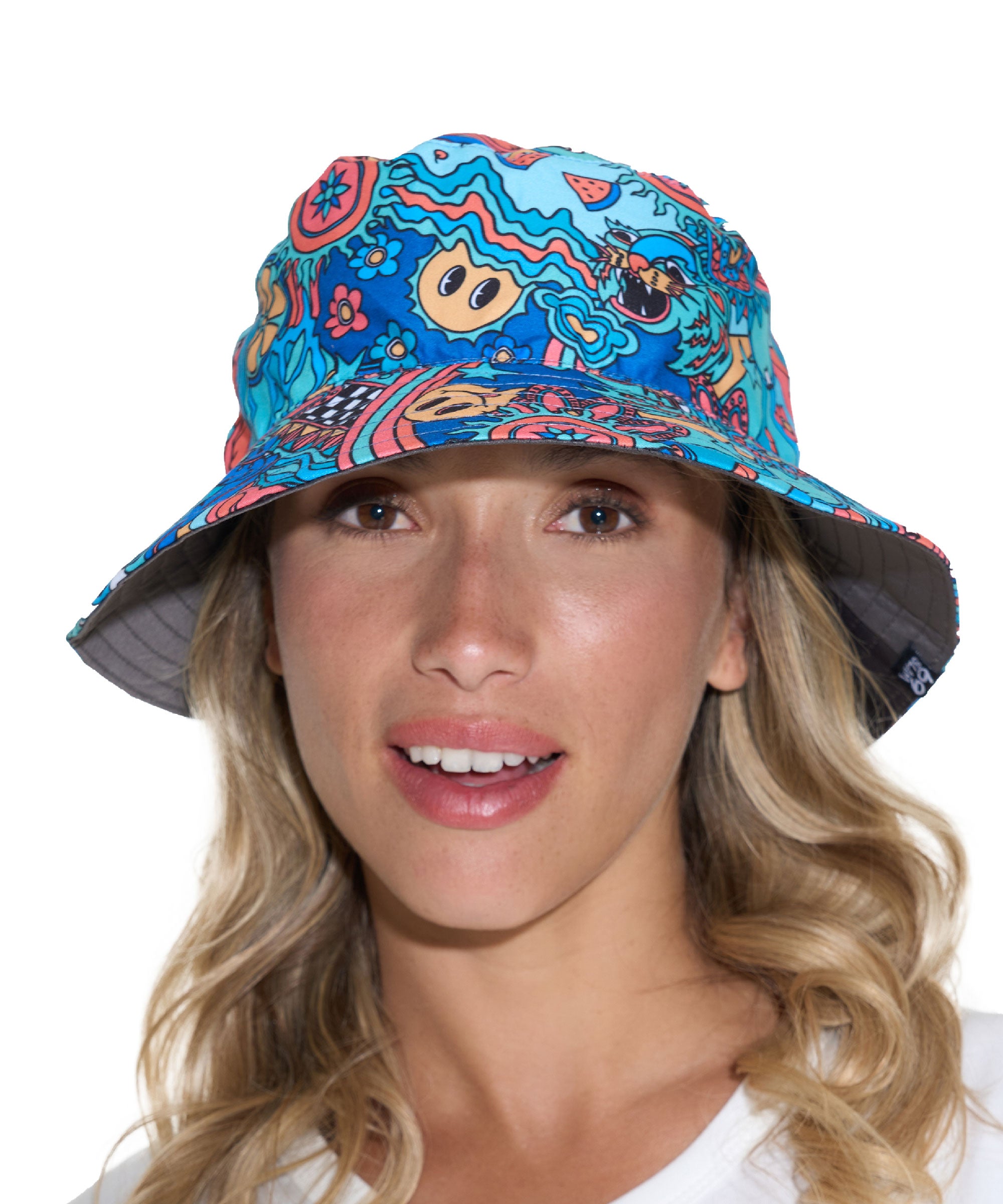 UNISEX TROPICAL LAH BOB REVERSIBLE BUCKET HAT
