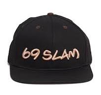 69SLAM EMBROIDED BLACK CAP
