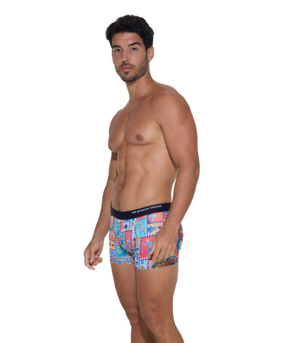 MEN BALI TAPESTRY MASON HIP BOXER