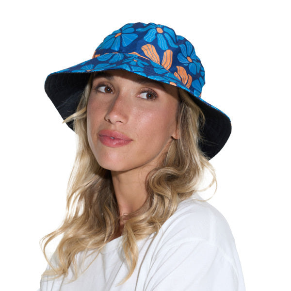 UNISEX FLOWER POWER BOB REVERSIBLE BUCKET HAT