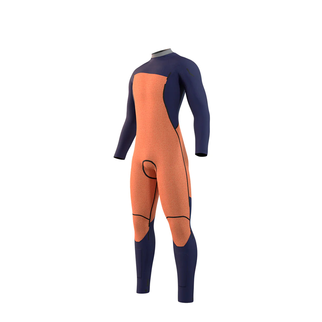 MARSHALL FULLSUIT 3/2MM FRONT ZIP WETSUIT - LIGHT GREY