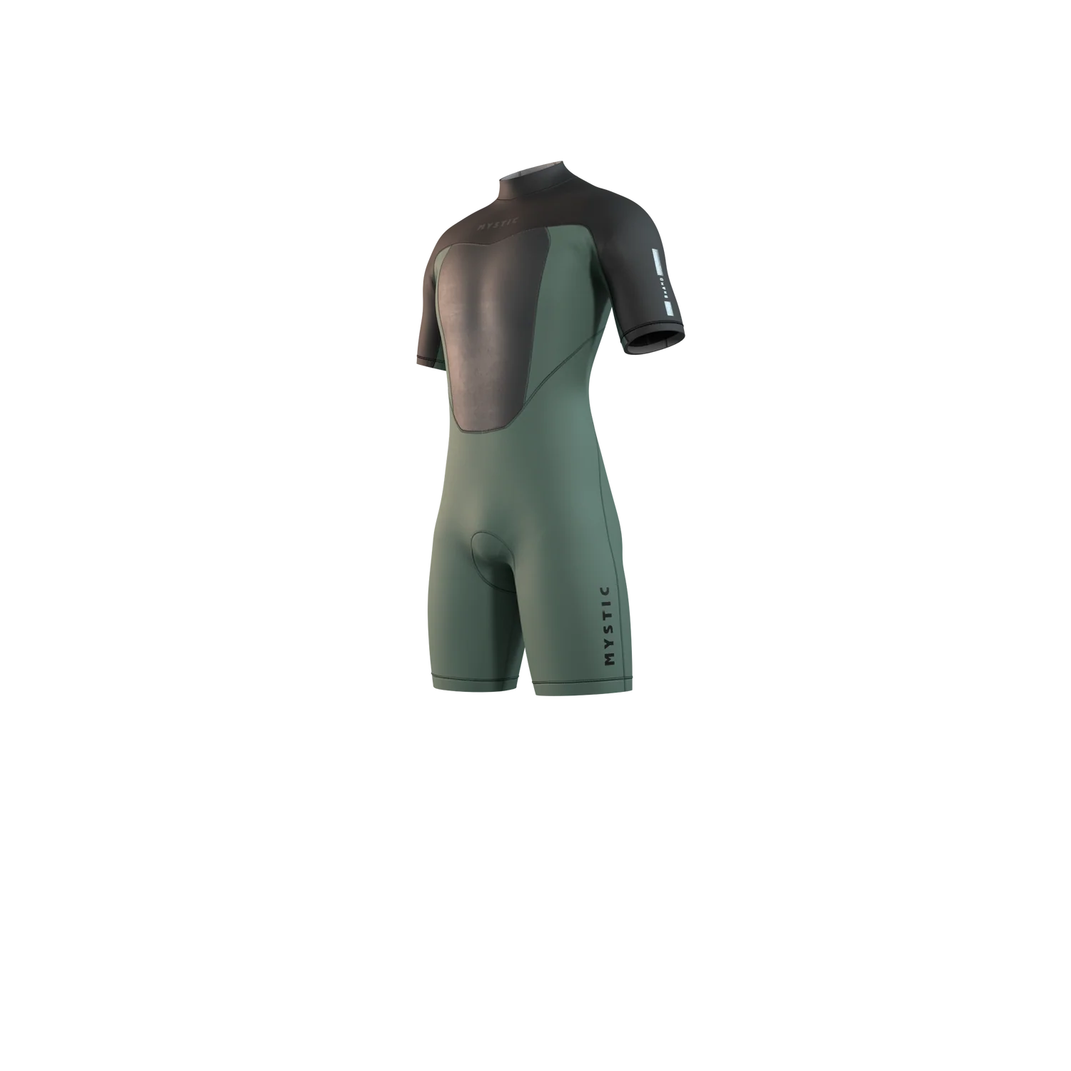 BRAND SHORTY 3/2MM BACK ZIP FLATLOCK WETSUIT