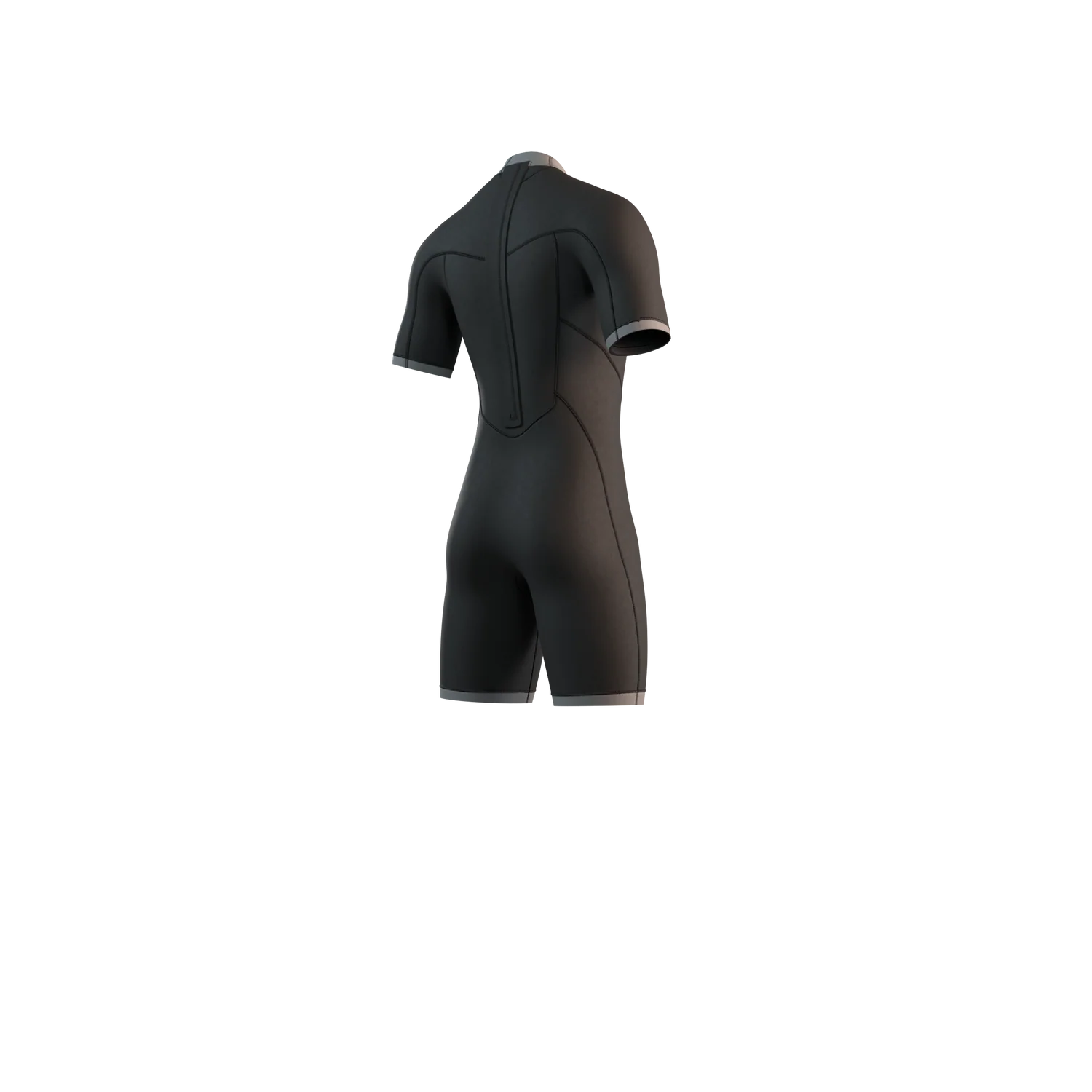 BRAND SHORTY 3/2MM BACK ZIP FLATLOCK WETSUIT