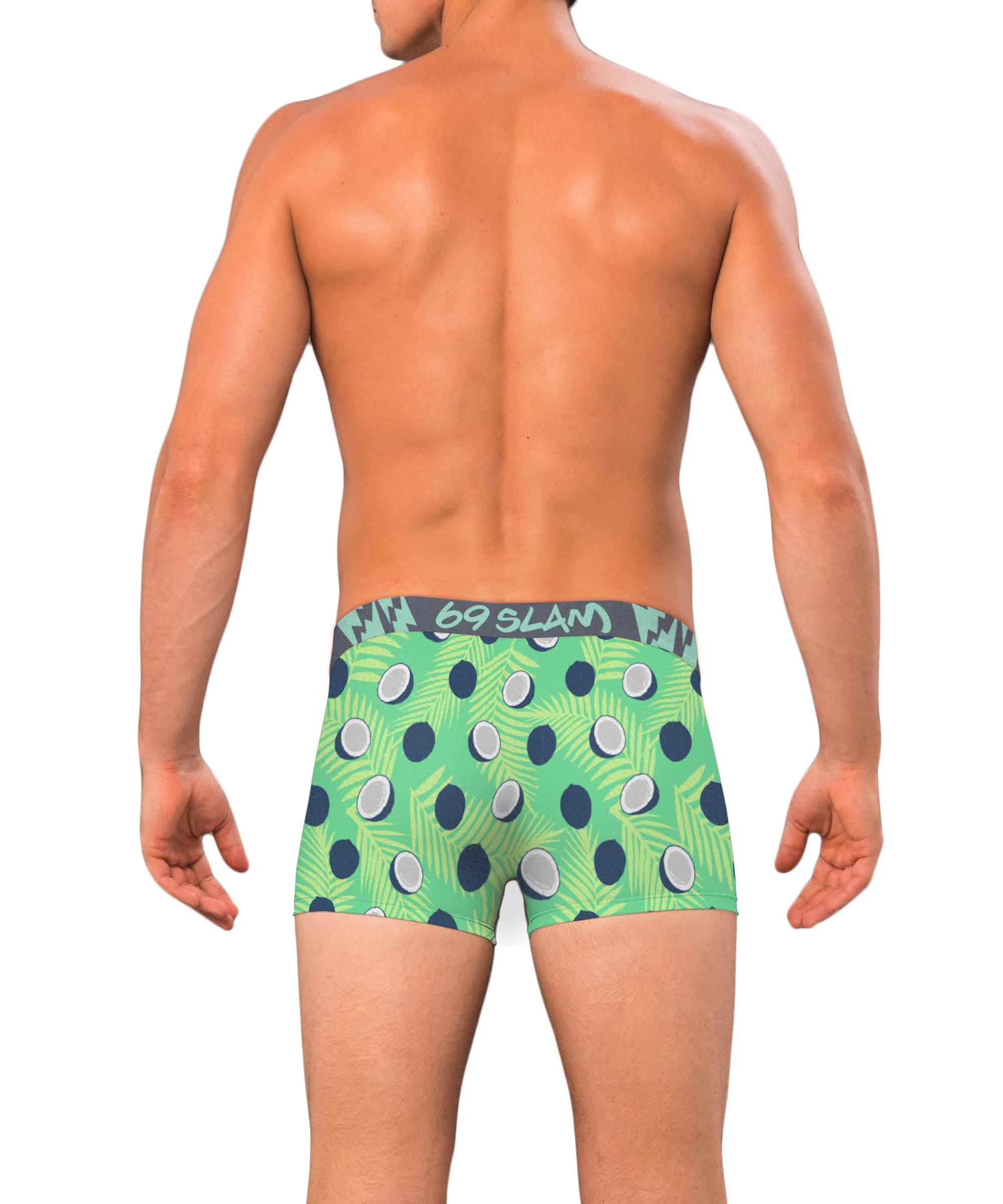 MEN COCO BLUE BAMBOO MASON HIP BOXER