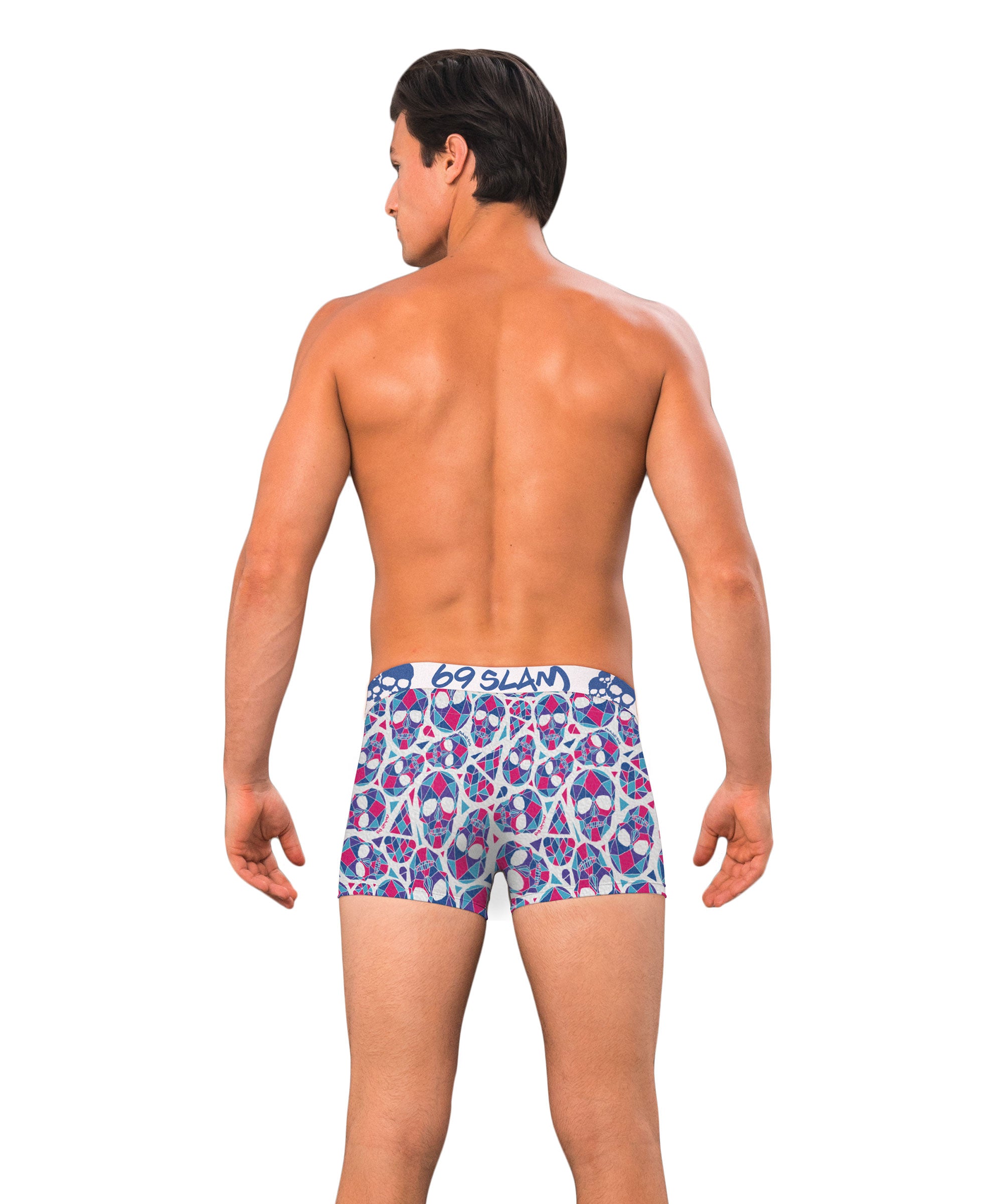 MEN SKULLMOND WHITE MASON HIP BOXER