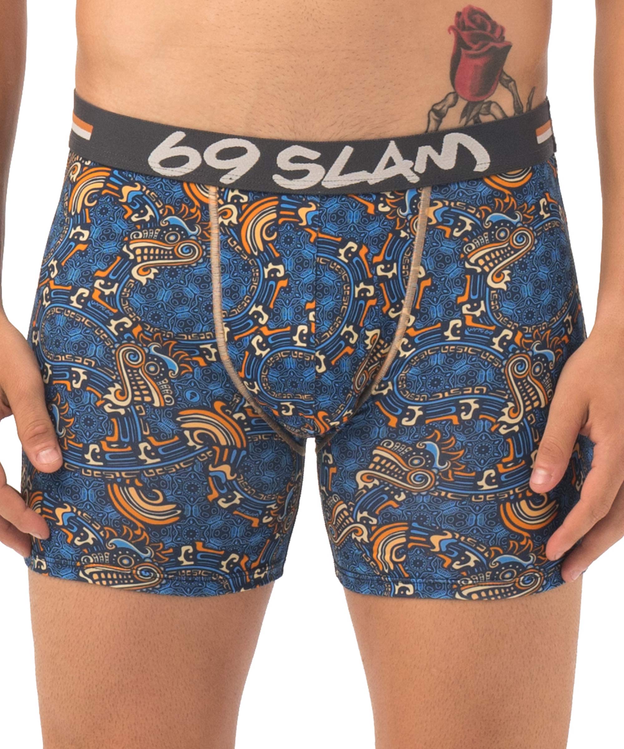 MEN MAYAN DRAGON DYLAN FITTED BOXER