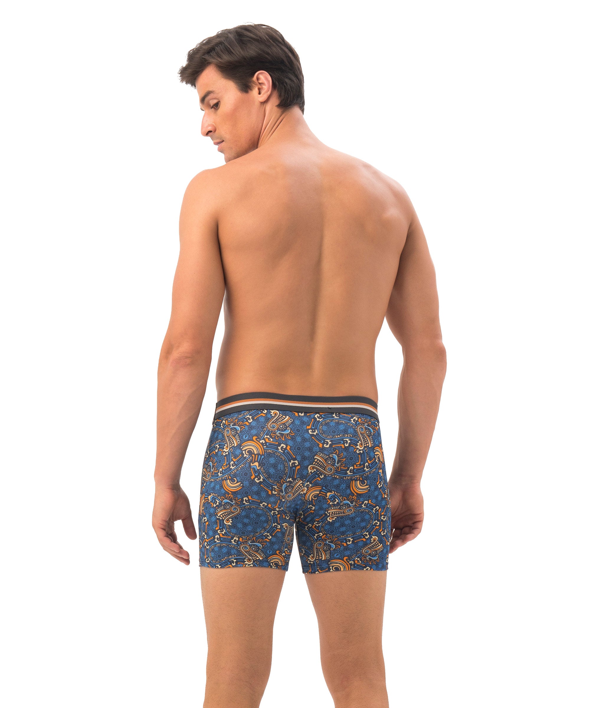 MEN MAYAN DRAGON DYLAN FITTED BOXER