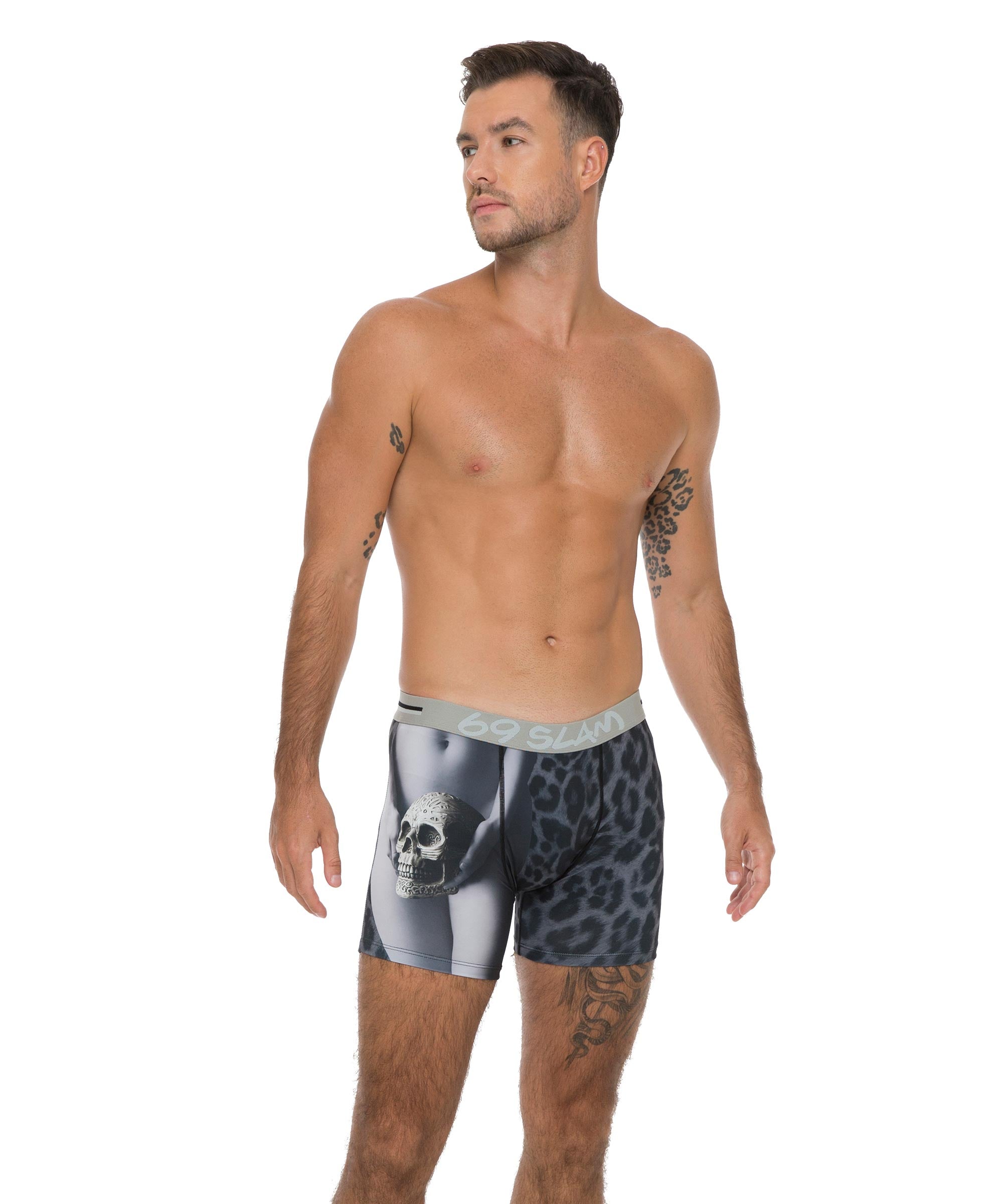 MEN SACRED SKULL LIMITED EDITION FITTED FIT BOXER